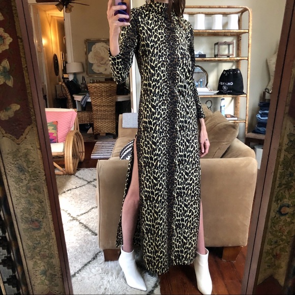 Vintage 70's Cole of California Leopard Gown. Fits small or Medium best - Picture 6 of 10